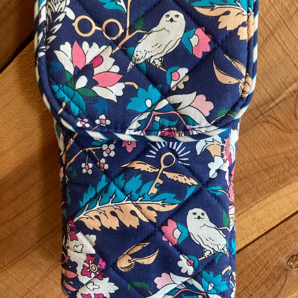 Vera Bradley Harry Potter Navy Floral & Hedwig Quilted Crossbody Bag